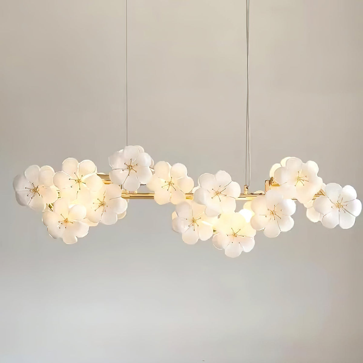 Erlenevia Glass Chandelier-Moonnatur