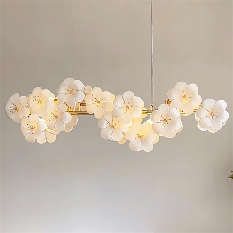 Erlenevia Glass Chandelier-Moonnatur