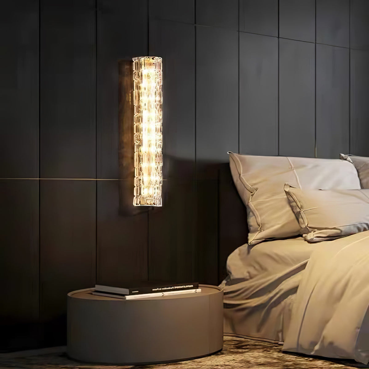 Bellacrest Glass Wall Light-Moonnatur
