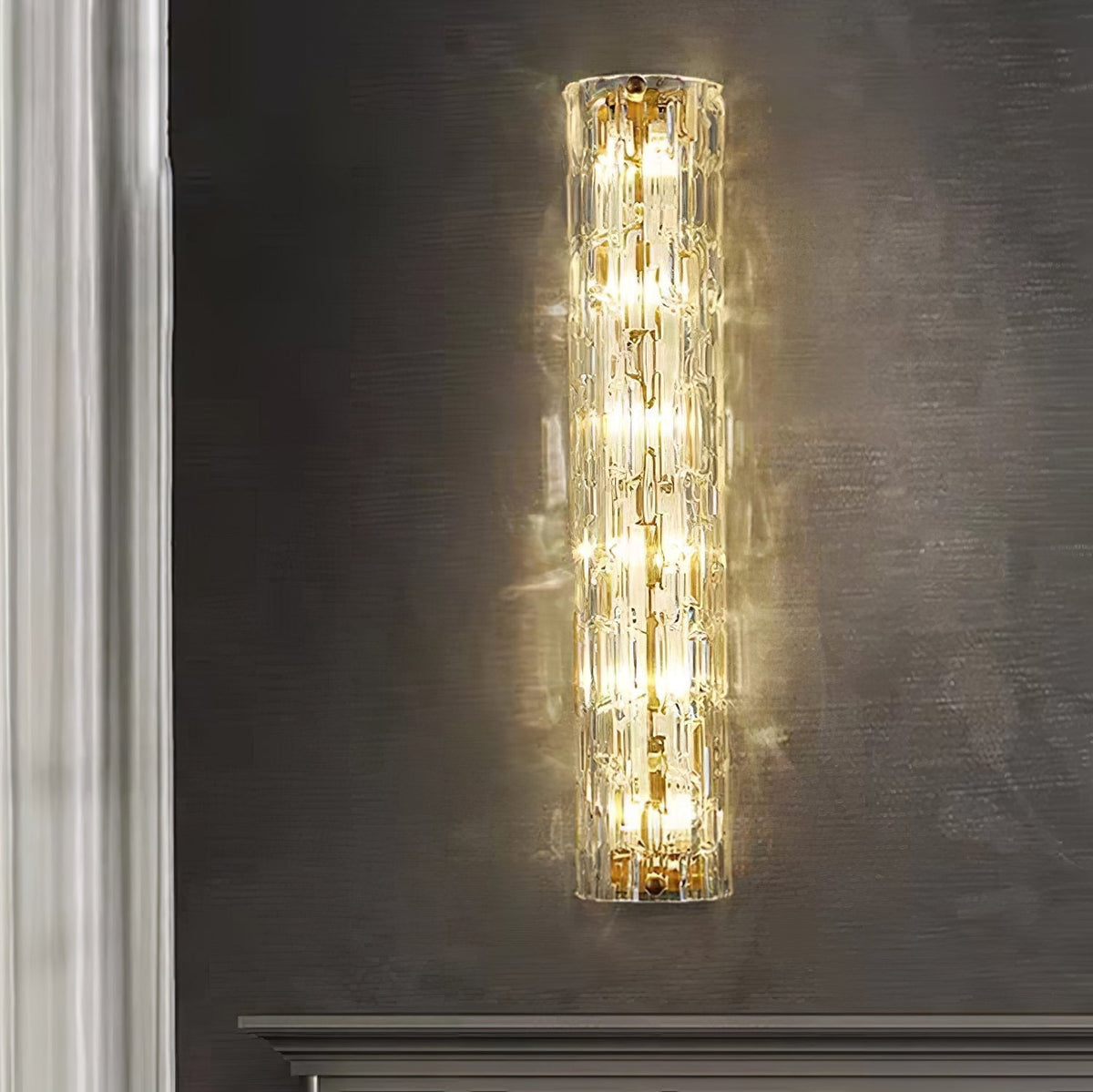 Bellacrest Glass Wall Light-Moonnatur
