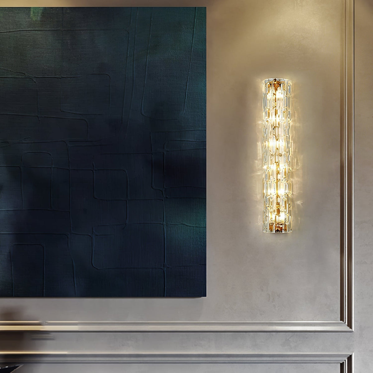Bellacrest Glass Wall Light-Moonnatur