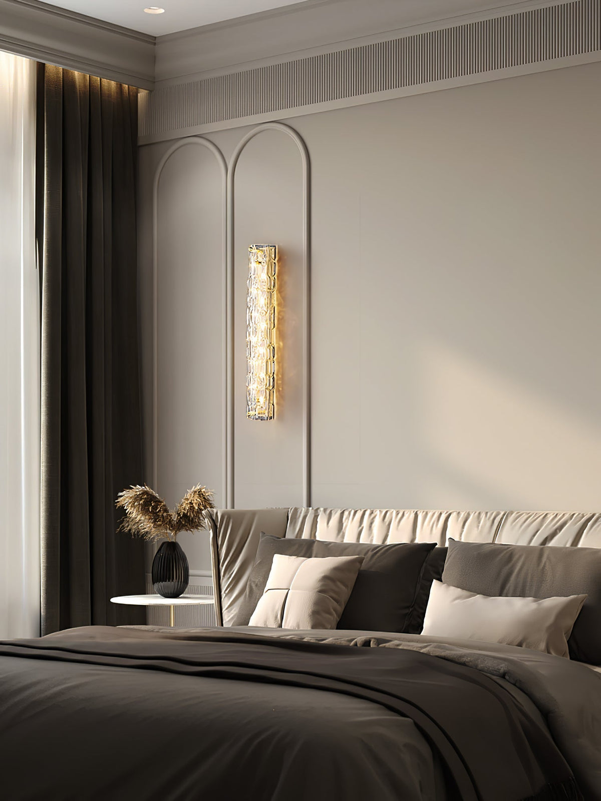 Bellacrest Glass Wall Light-Moonnatur