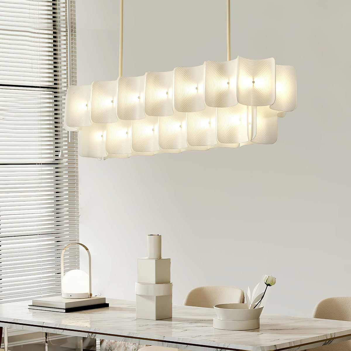 Ulenis Acrylic Chandelier-Moonnatur