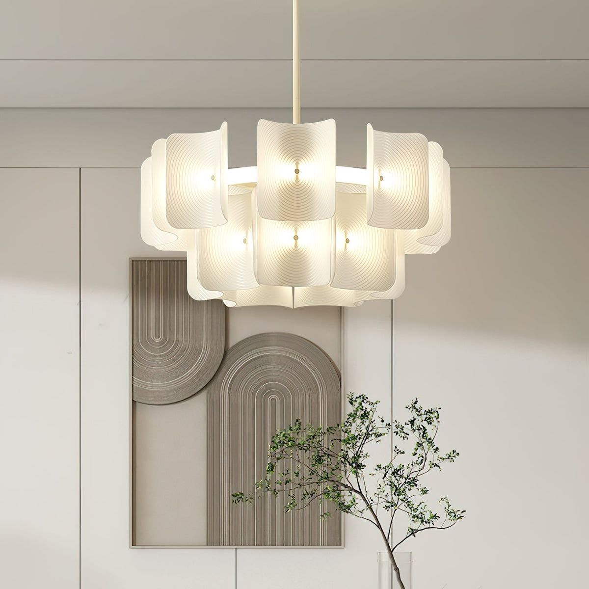 Ulenis Acrylic Chandelier-Moonnatur