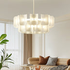 Ulenis Acrylic Chandelier-Moonnatur
