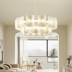 Ulenis Acrylic Chandelier-Moonnatur