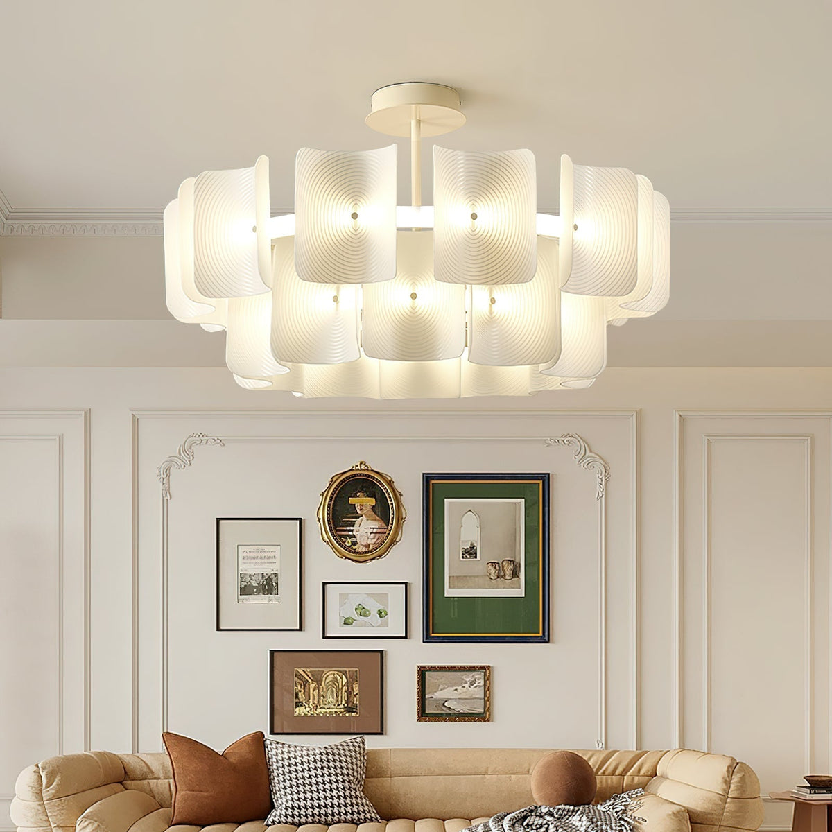 Ulenis Acrylic Chandelier-Moonnatur