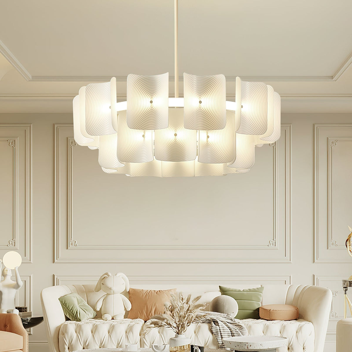 Ulenis Acrylic Chandelier-Moonnatur