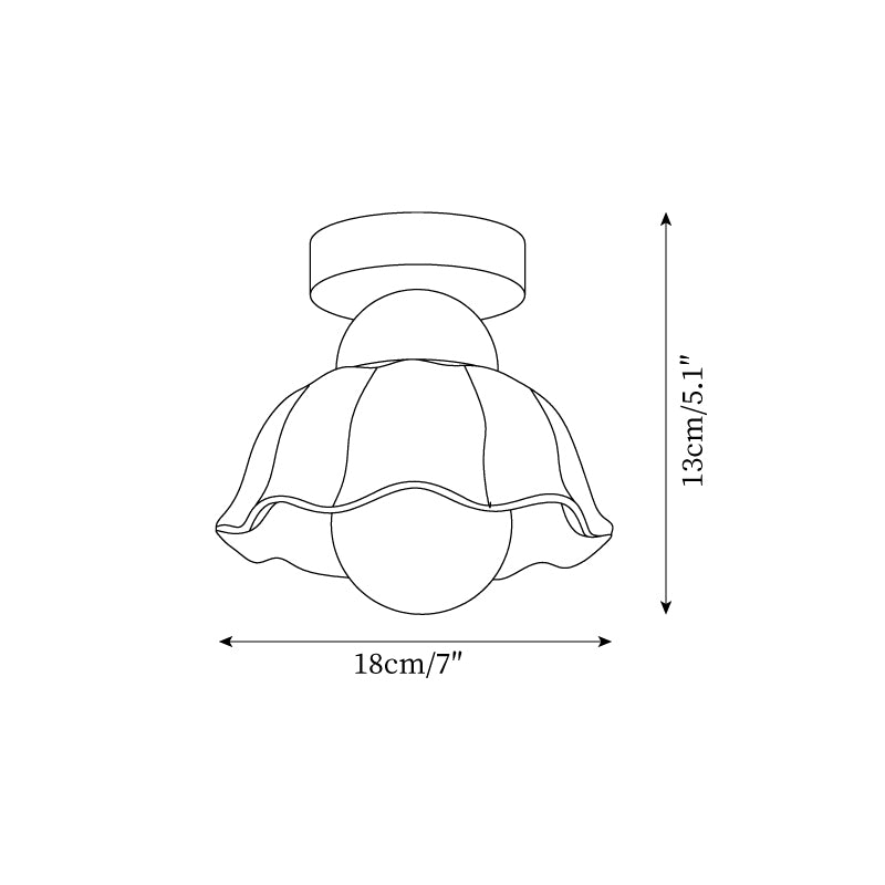 Selvenwood Ceramic Ceiling Light-Moonnatur