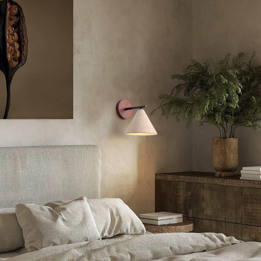 Brevenelle Travertine Wall Light-Moonnatur