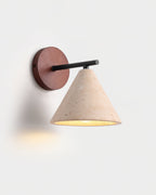 Brevenelle Travertine Wall Light-Moonnatur