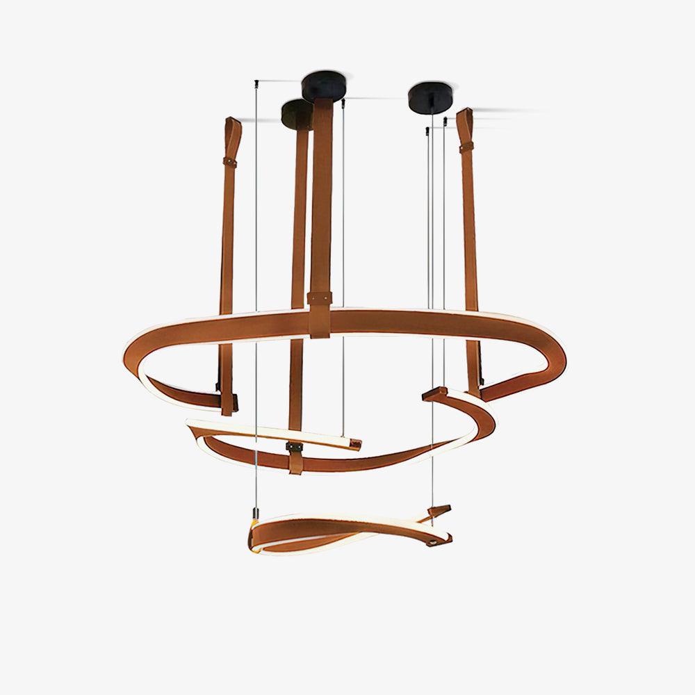 Berelcove Artificial Leather Chandelier-Moonnatur