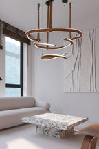 Berelcove Artificial Leather Chandelier-Moonnatur