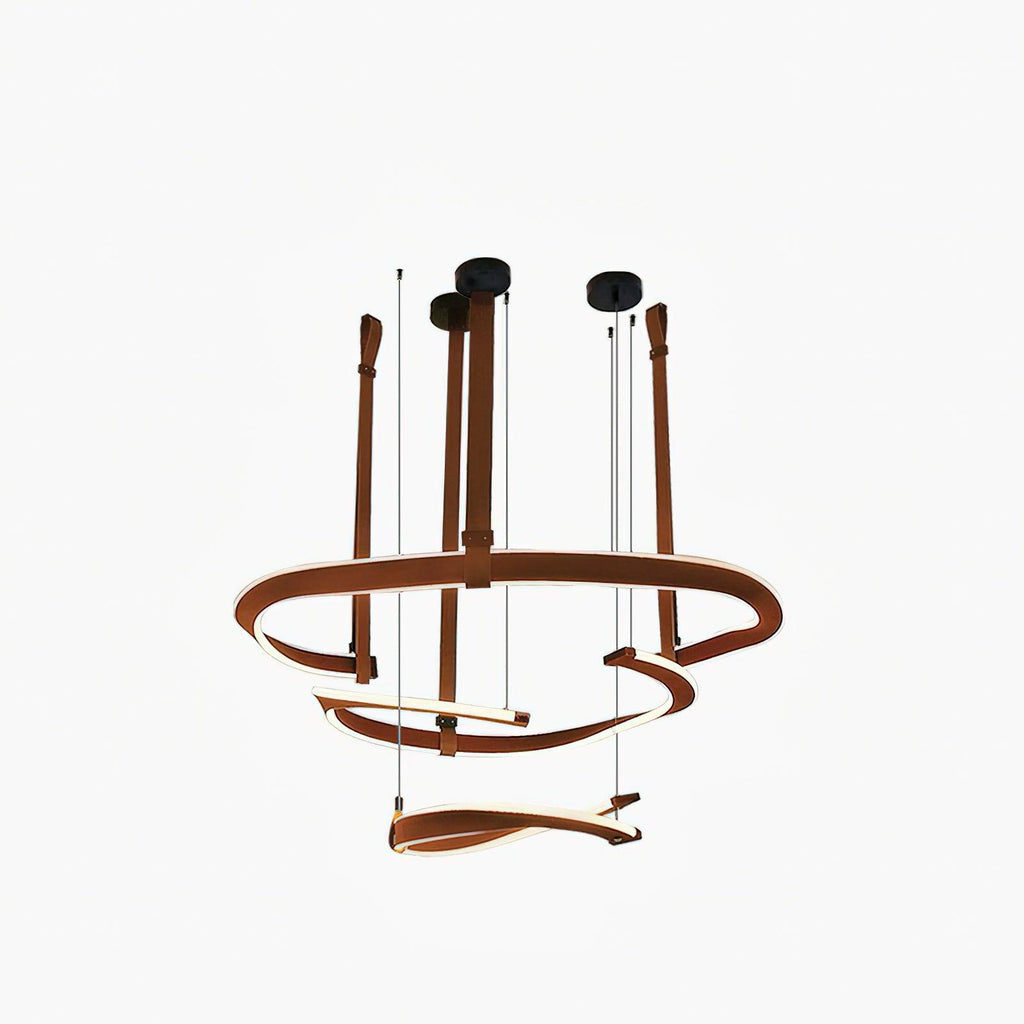 Berelcove Artificial Leather Chandelier-Moonnatur