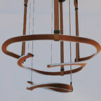 Berelcove Artificial Leather Chandelier-Moonnatur
