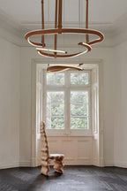Berelcove Artificial Leather Chandelier-Moonnatur