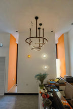 Berelcove Artificial Leather Chandelier-Moonnatur