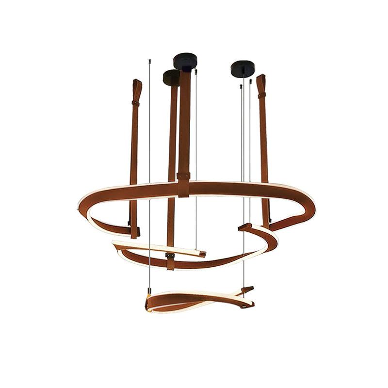 Berelcove Artificial Leather Chandelier-Moonnatur