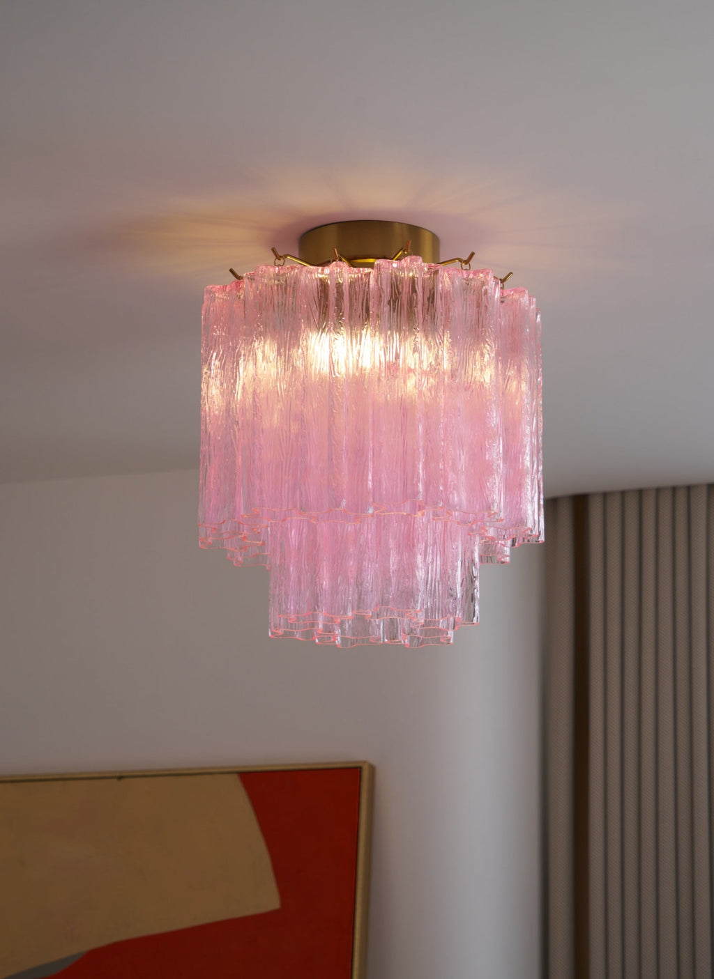 Cavenelle Glass Ceiling Light-Moonnatur