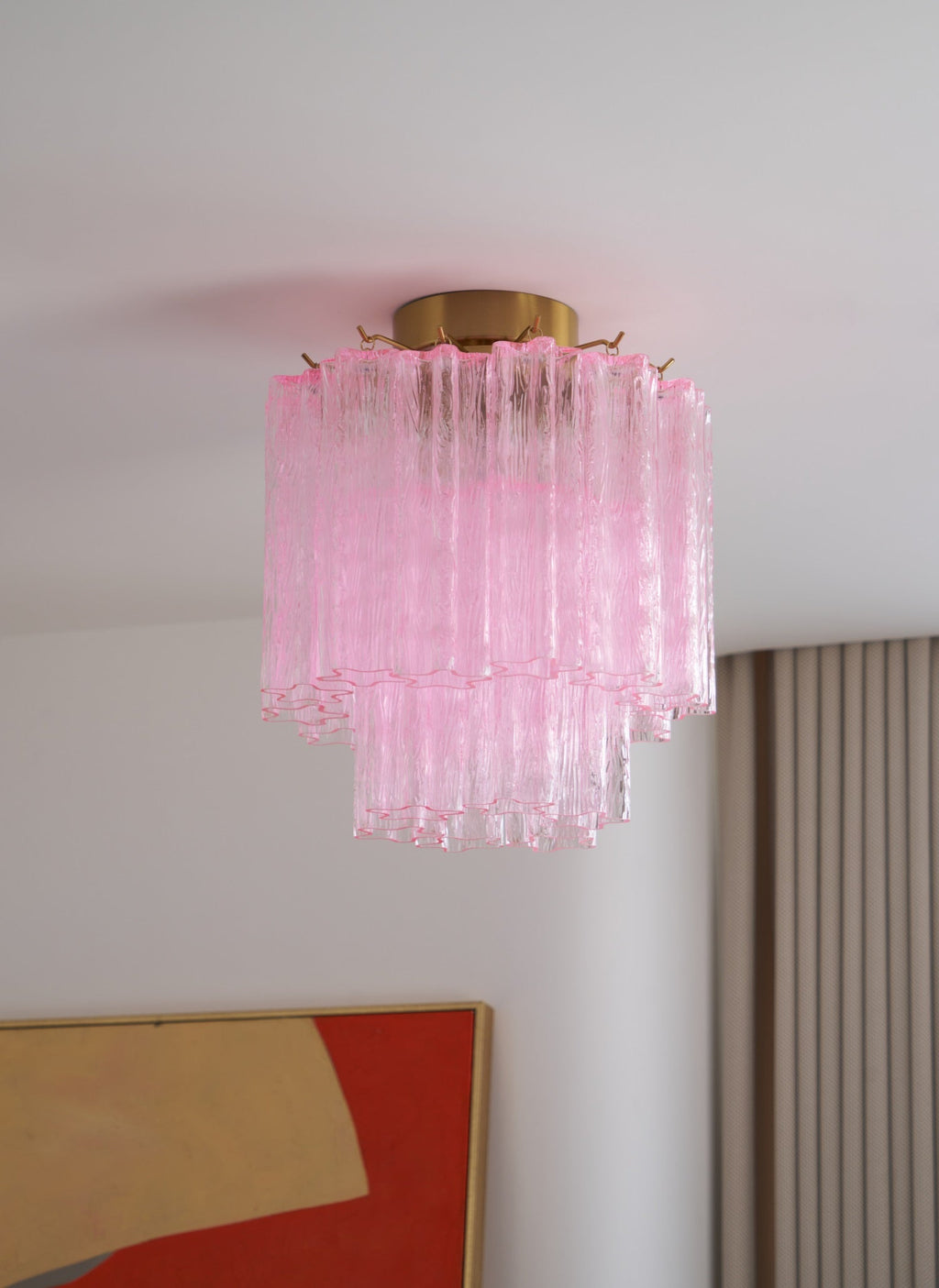 Cavenelle Glass Ceiling Light-Moonnatur