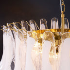 Langrencove Glass Chandelier-Moonnatur