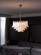 Langrencove Glass Chandelier-Moonnatur