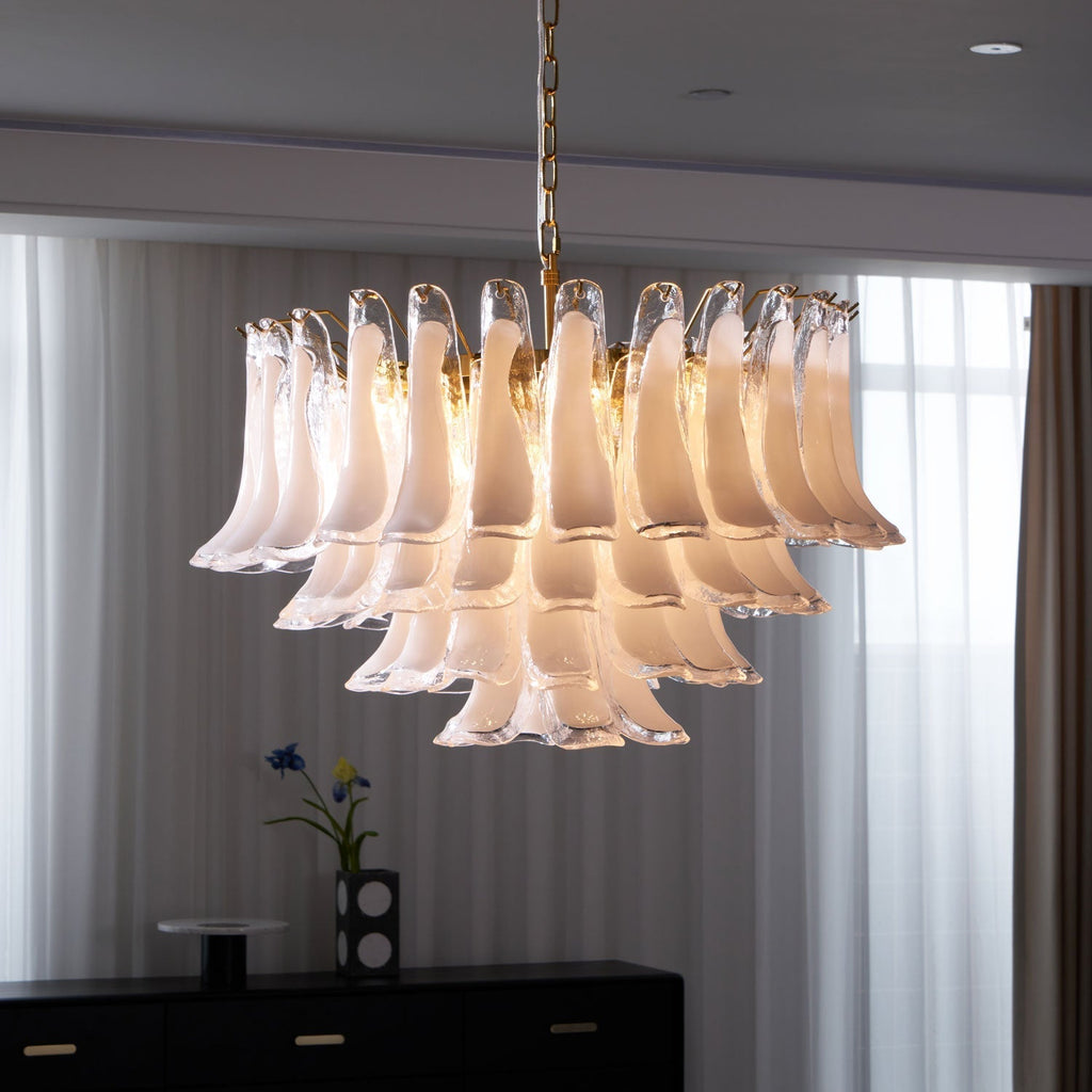 Langrencove Glass Chandelier-Moonnatur