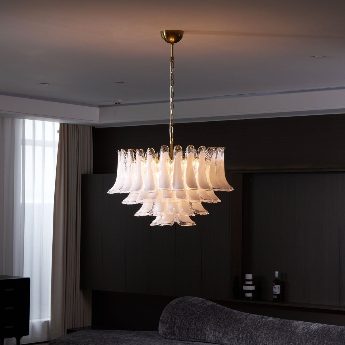 Langrencove Glass Chandelier-Moonnatur