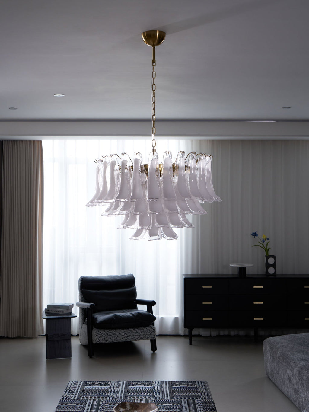 Langrencove Glass Chandelier-Moonnatur