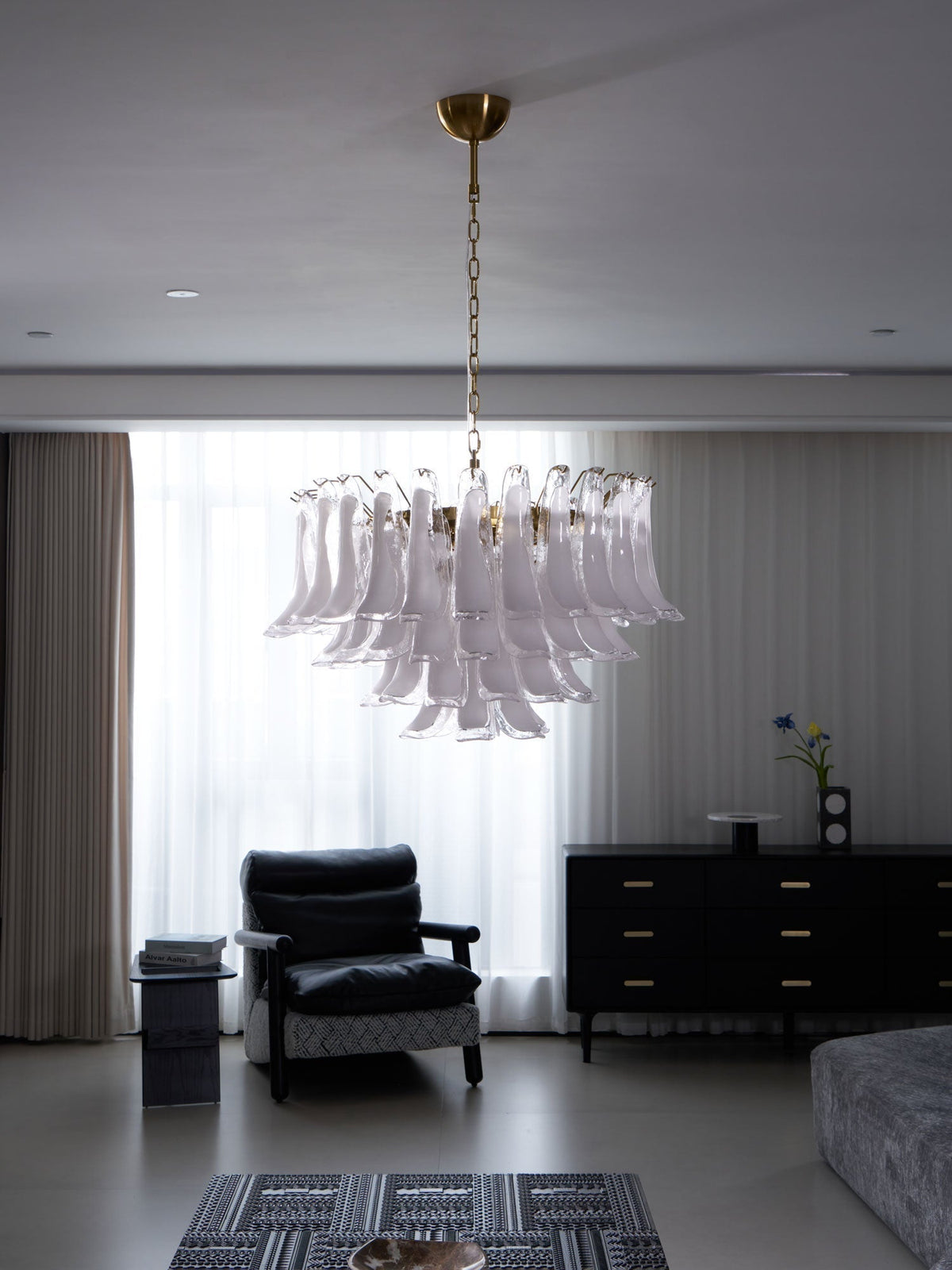 Langrencove Glass Chandelier-Moonnatur