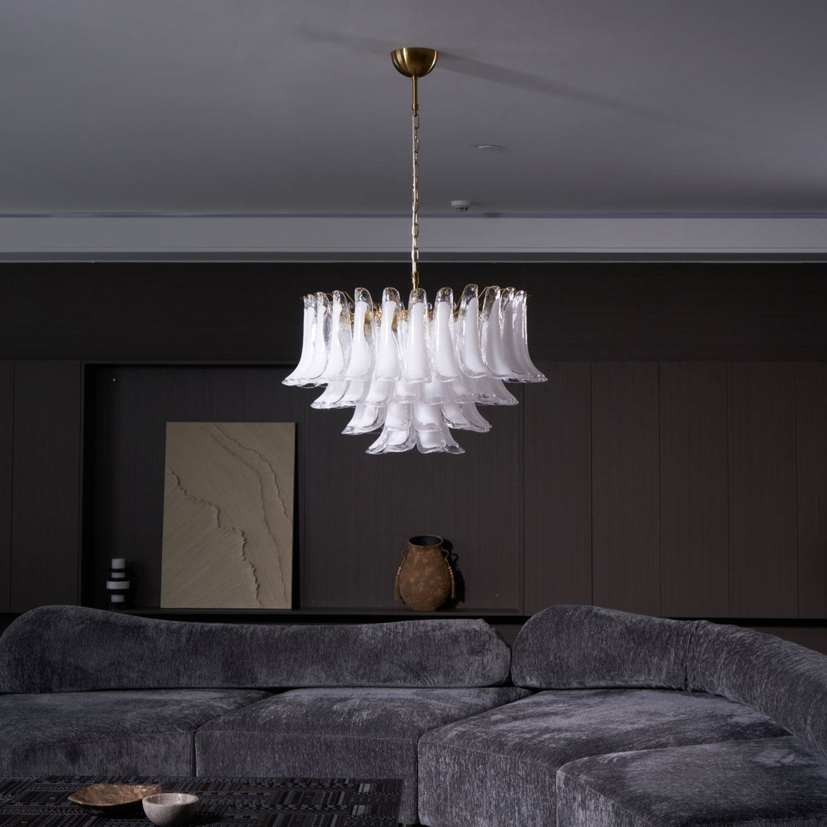 Langrencove Glass Chandelier-Moonnatur