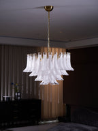 Langrencove Glass Chandelier-Moonnatur