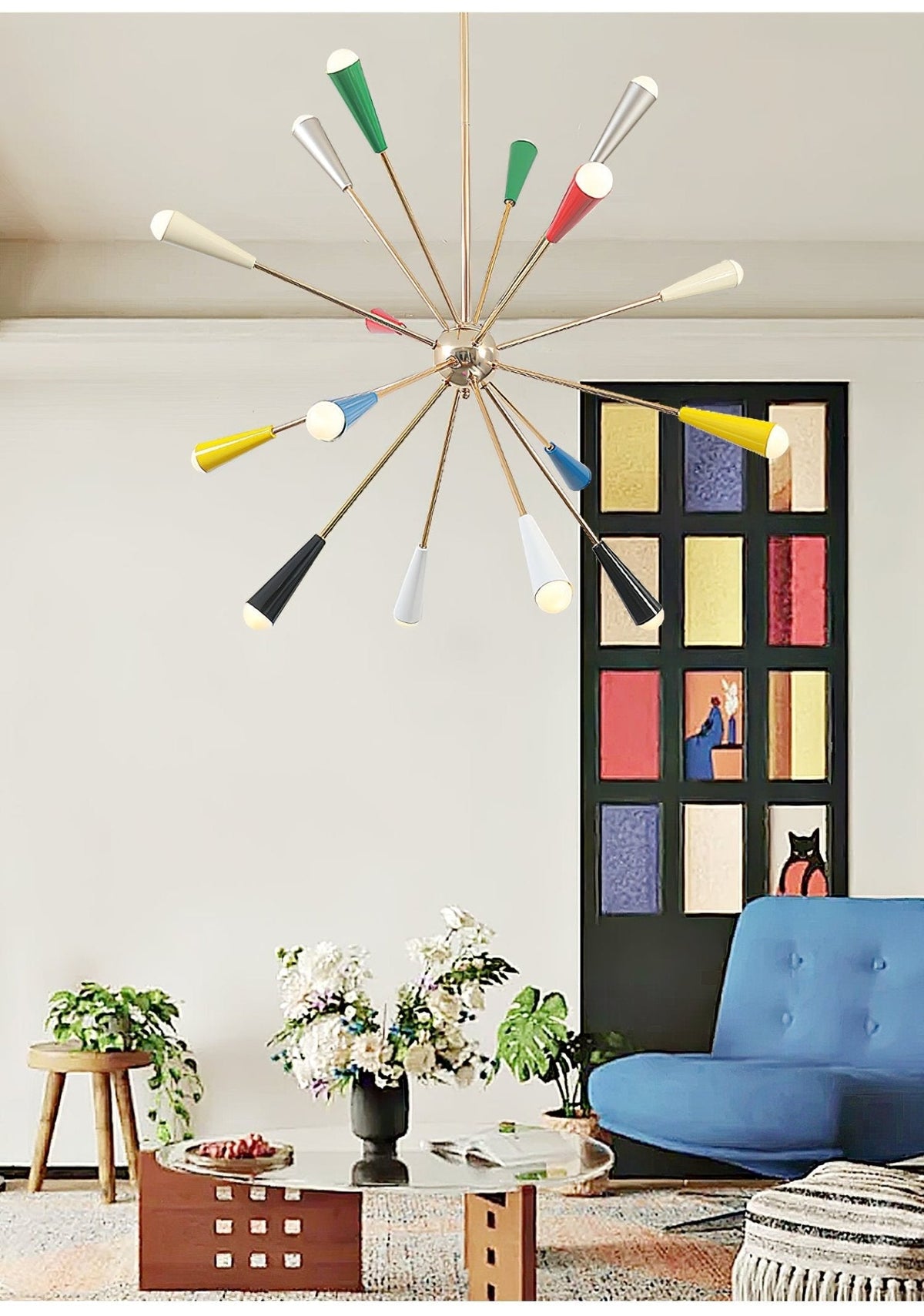Islenevia Glass Chandelier-Moonnatur
