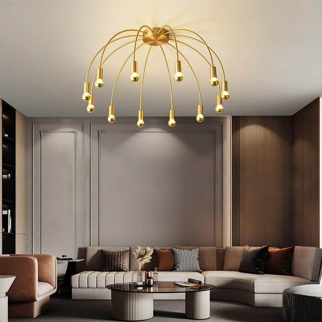 Wilvenwood Glass Ceiling Light-Moonnatur