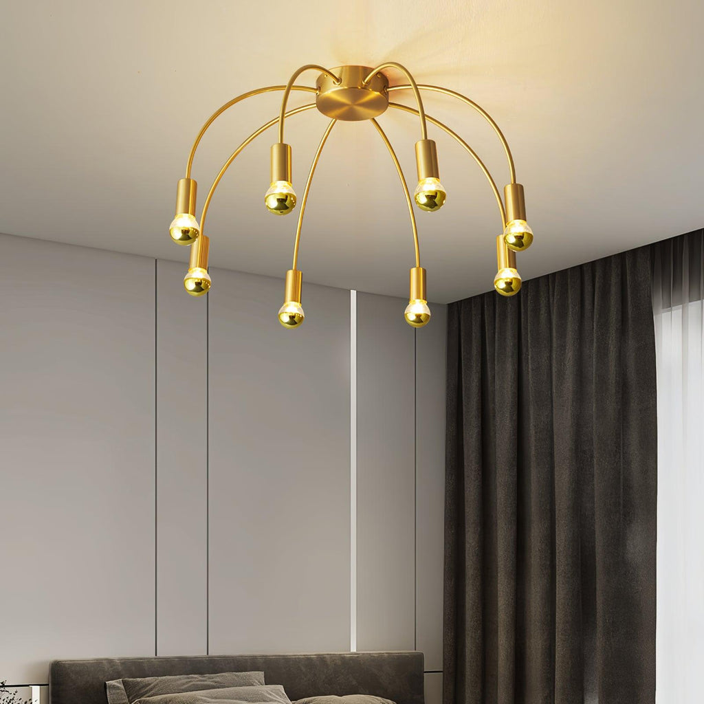 Wilvenwood Glass Ceiling Light-Moonnatur