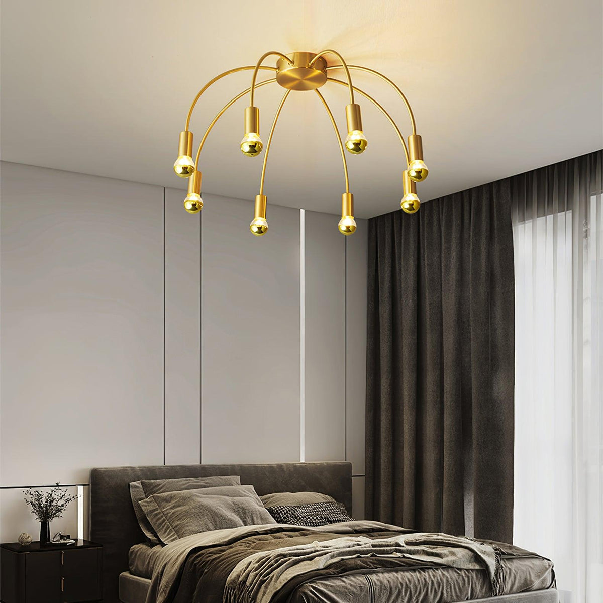 Wilvenwood Glass Ceiling Light-Moonnatur