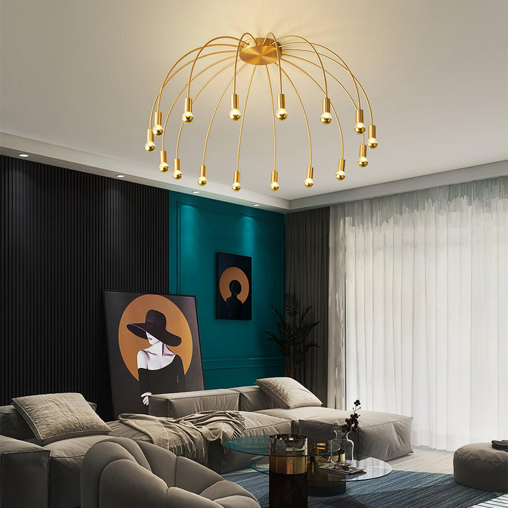 Wilvenwood Glass Ceiling Light-Moonnatur