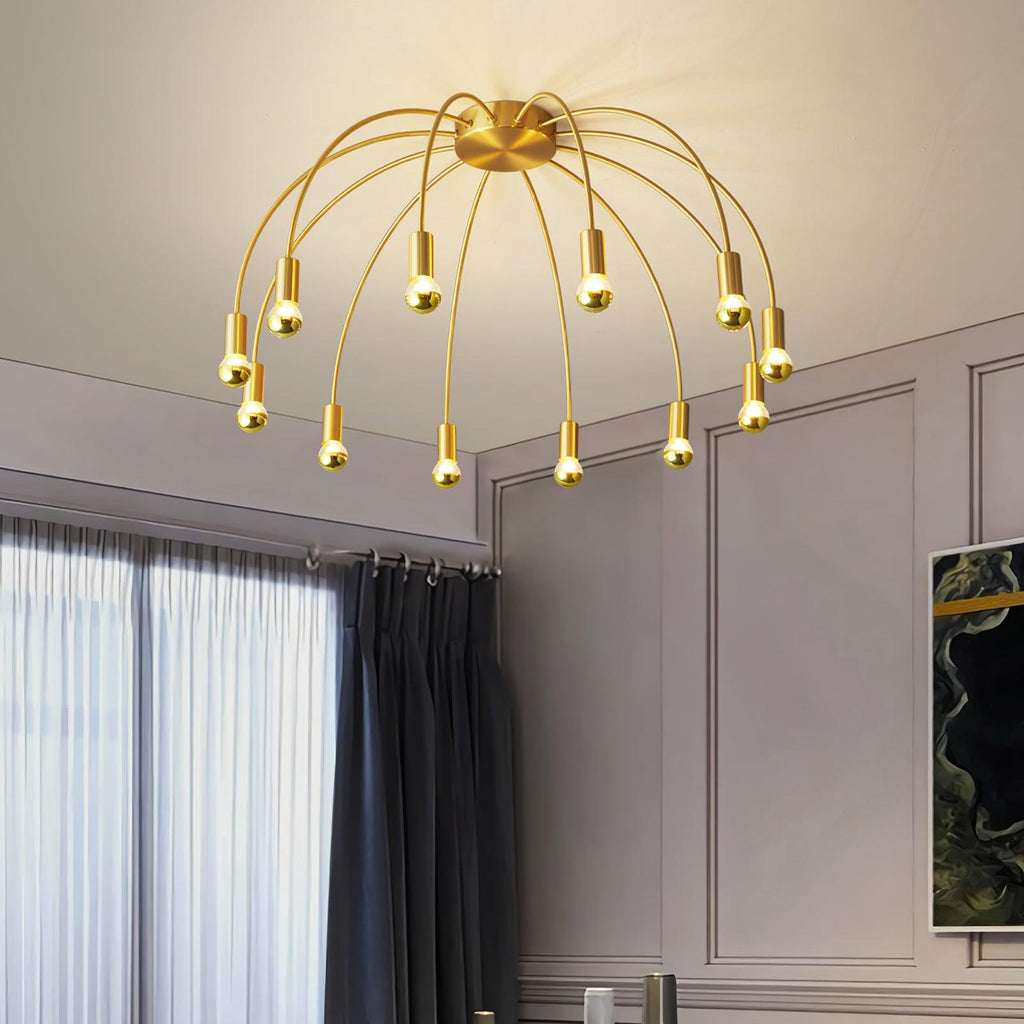 Wilvenwood Glass Ceiling Light-Moonnatur