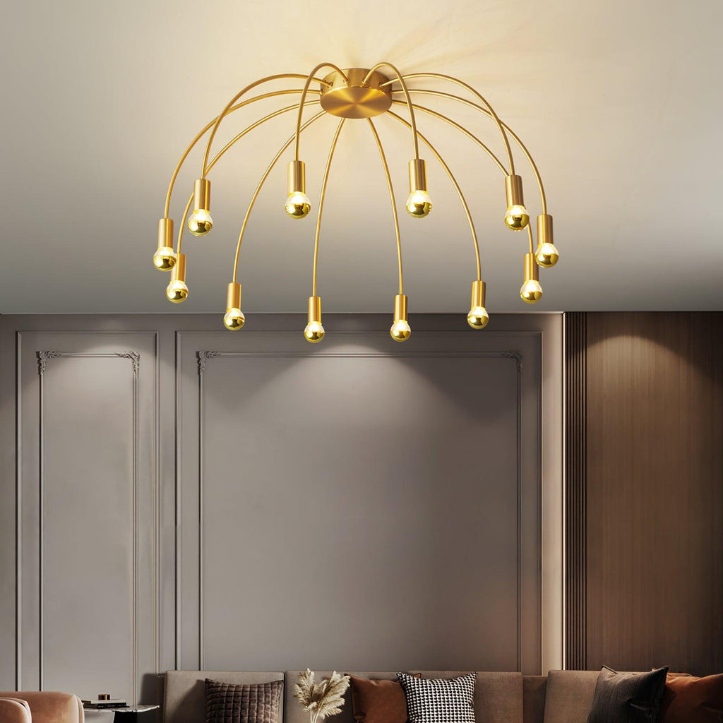Wilvenwood Glass Ceiling Light-Moonnatur