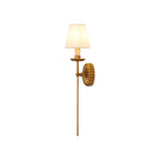 Ashenlynne Fabric Wall Light-Moonnatur