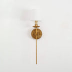Ashenlynne Fabric Wall Light-Moonnatur
