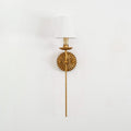 Ashenlynne Fabric Wall Light-Moonnatur