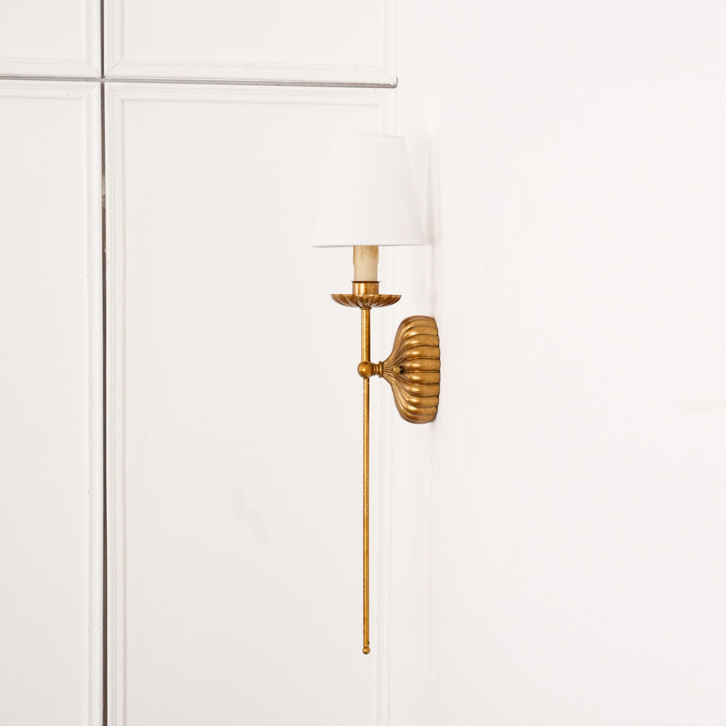 Ashenlynne Fabric Wall Light-Moonnatur