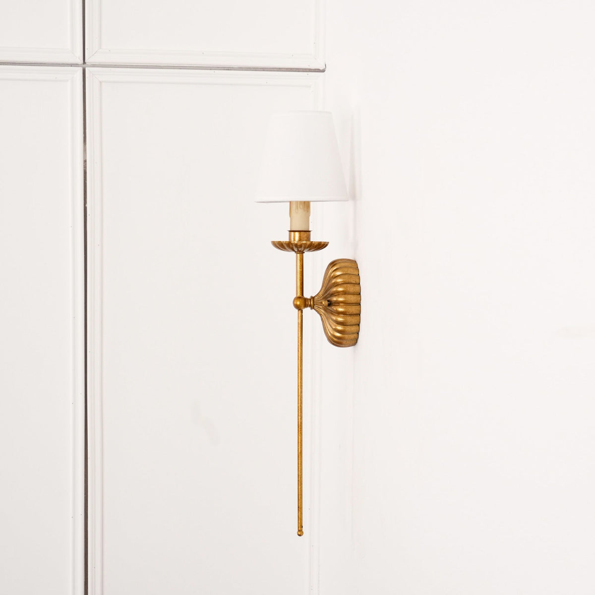 Ashenlynne Fabric Wall Light-Moonnatur