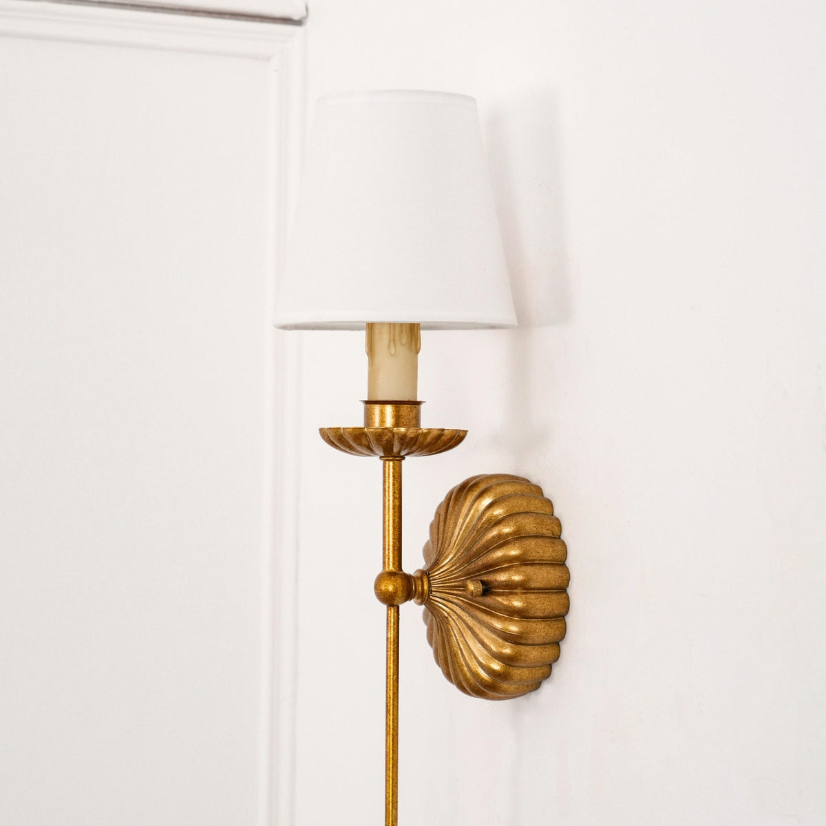 Ashenlynne Fabric Wall Light-Moonnatur