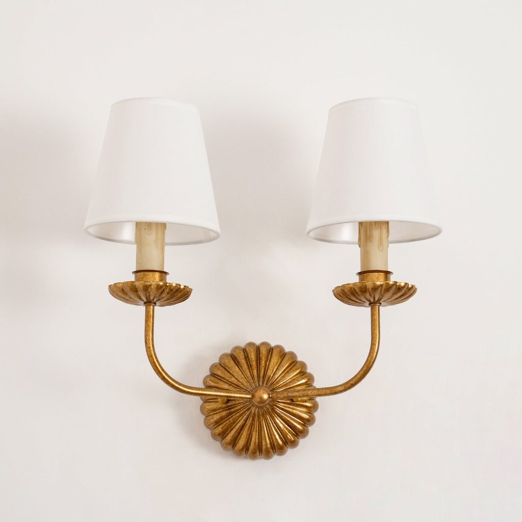 Ashenlynne Fabric Wall Light-Moonnatur