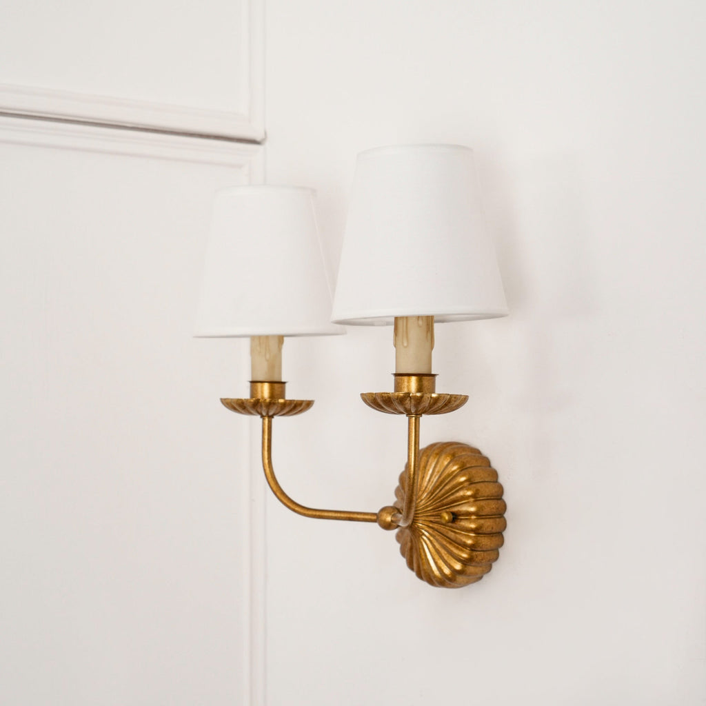 Ashenlynne Fabric Wall Light-Moonnatur