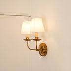 Ashenlynne Fabric Wall Light-Moonnatur