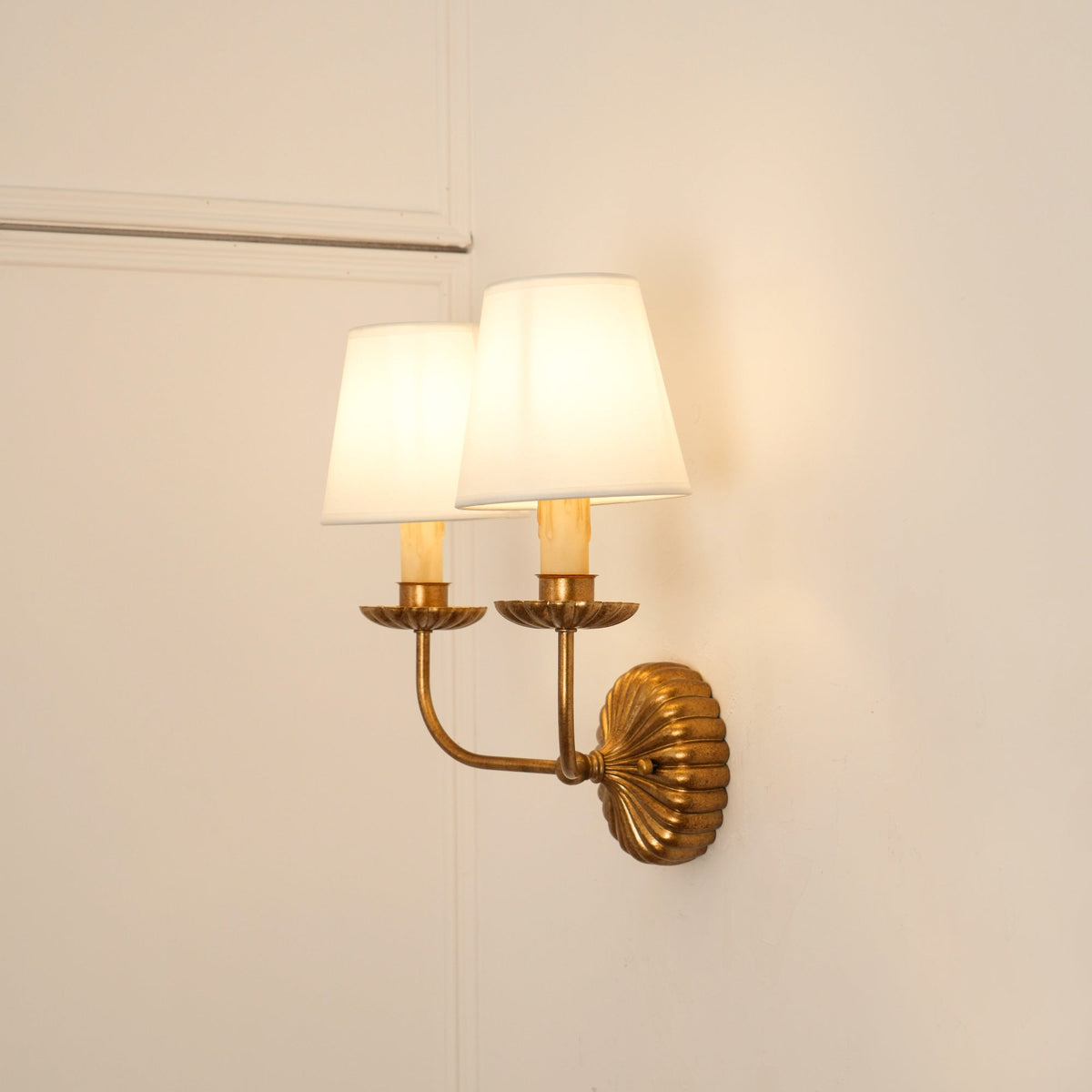 Ashenlynne Fabric Wall Light-Moonnatur