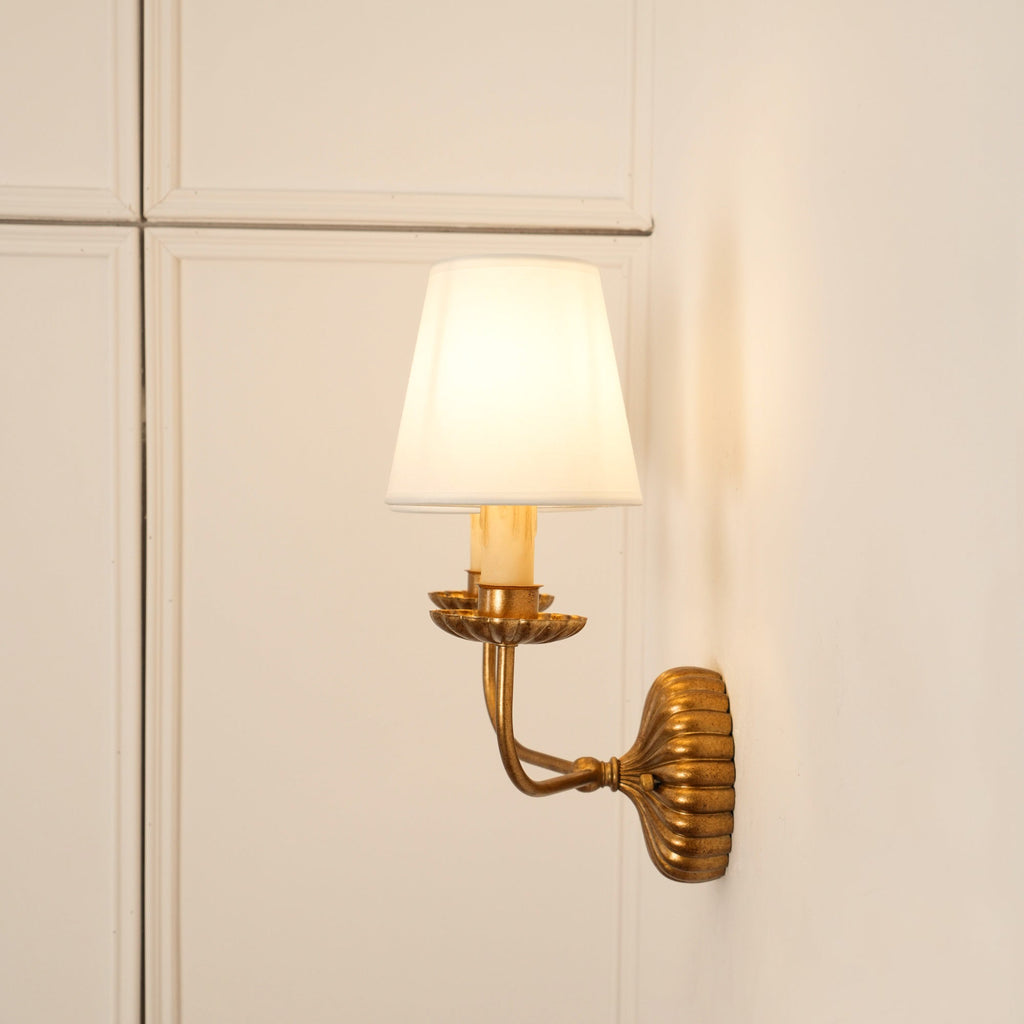 Ashenlynne Fabric Wall Light-Moonnatur